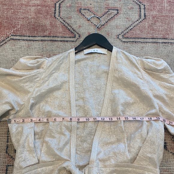 IRO Paris Hawtin Linen-Blend Top size 40 - Picture 3 of 6